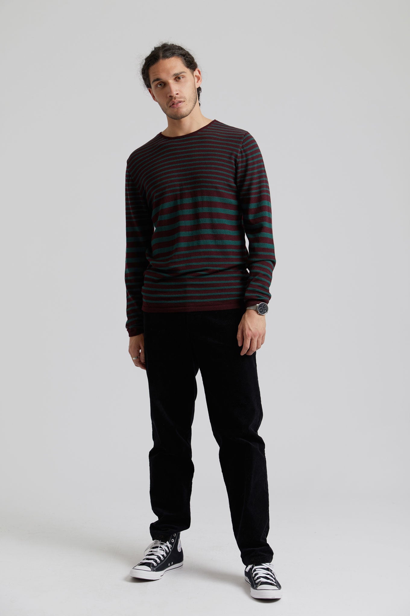 Andro Organic Cotton Cord Housut Musta