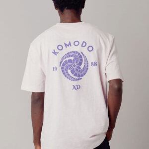 Crest Tee Organic Cotton Lavender Pink