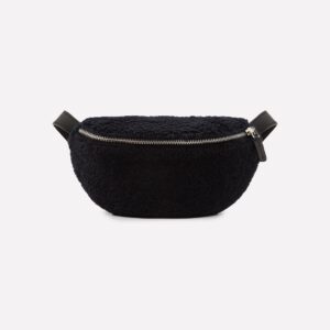 Hip Bag Can Shearling Black