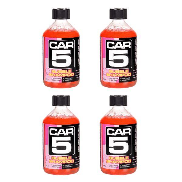 Autoshampoo CAR5 Bubble Shampoo, 4 x 500 ml