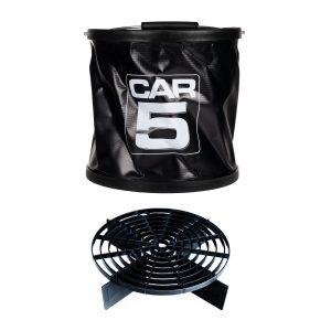 Pesuämpäri CAR5 Collapsible, 15 l, 1 kpl + hiekanerotin