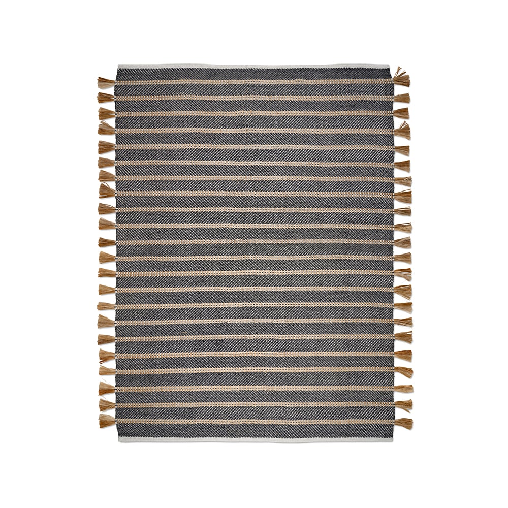 Classic Collection Cochin matto Musta/juutti, 170 x 230 cm