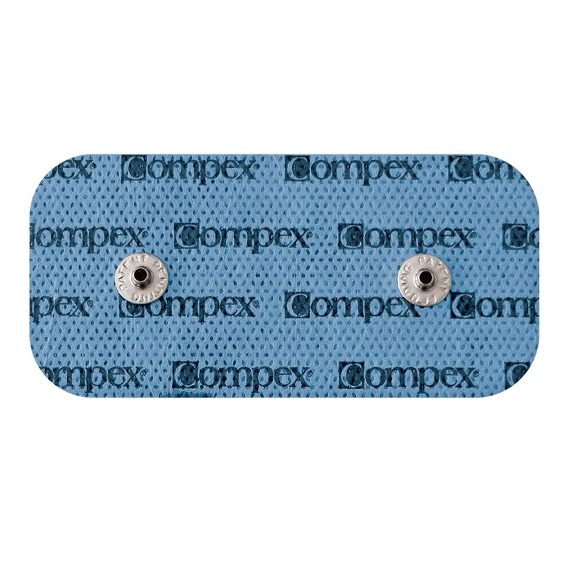 Compex Performance 5x10cm Easysnap elektrodit, 2 nepparia (2kpl)