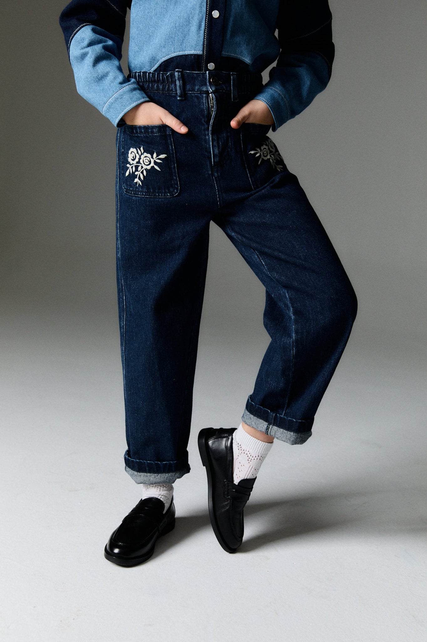 Danubio Kids' Denim Pant Blue