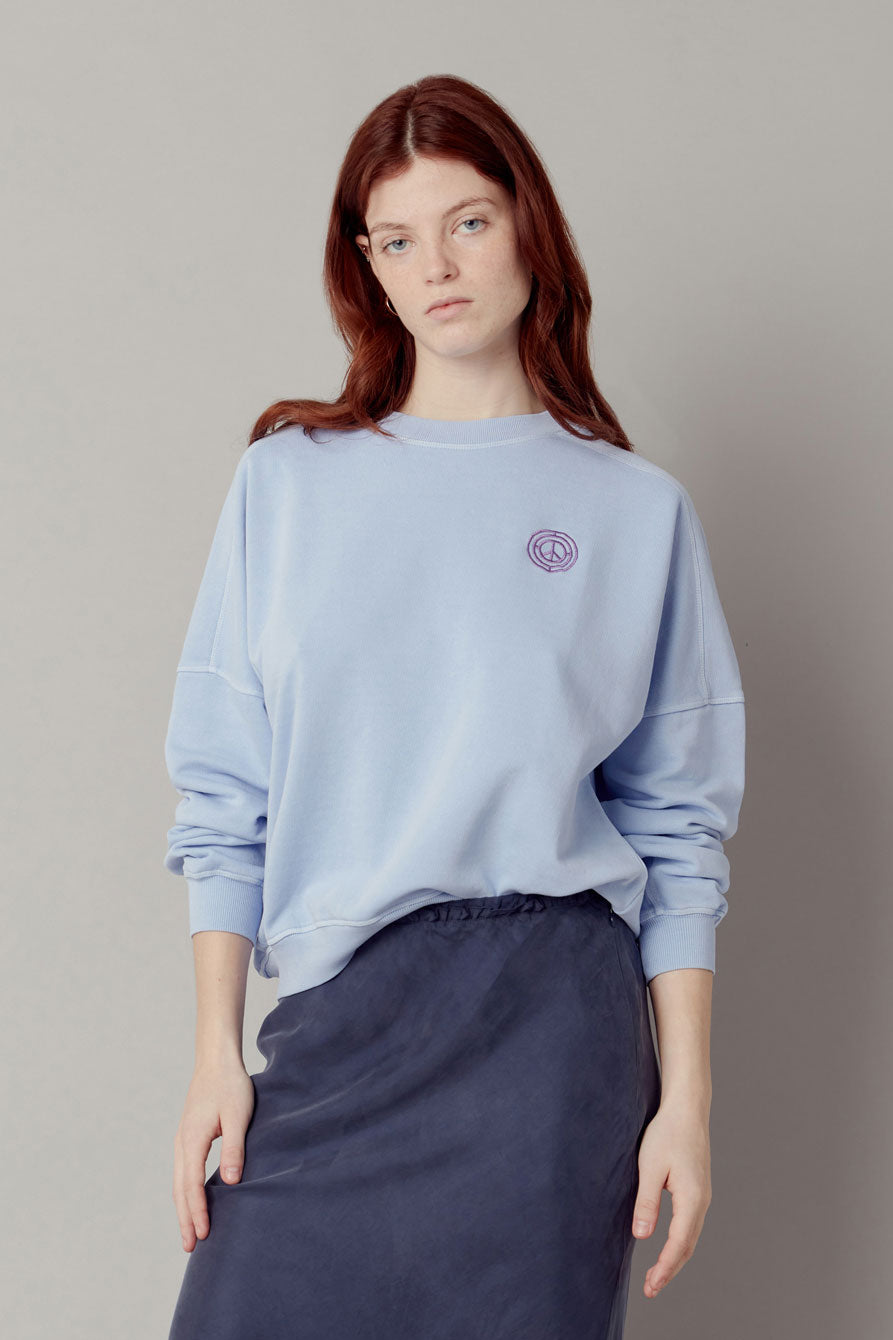 Dawn Sweater Organic Cotton Lavender