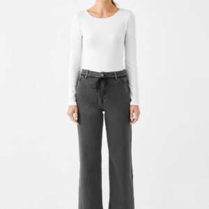 Dew Cropped Jeans Medium Grey
