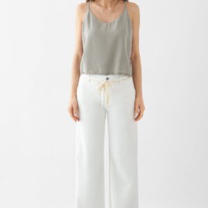 Dew Flared Pants White