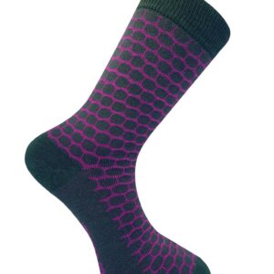 Dots GOTS Organic Cotton Socks Purple