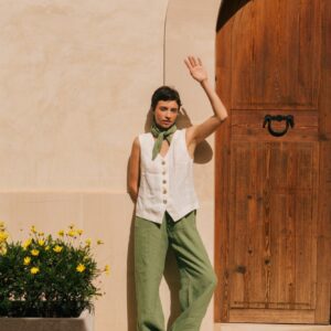 Greta Linen Vest