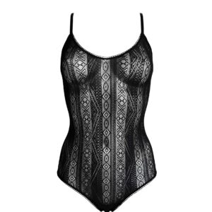 Darling Black Lace Bodysuit