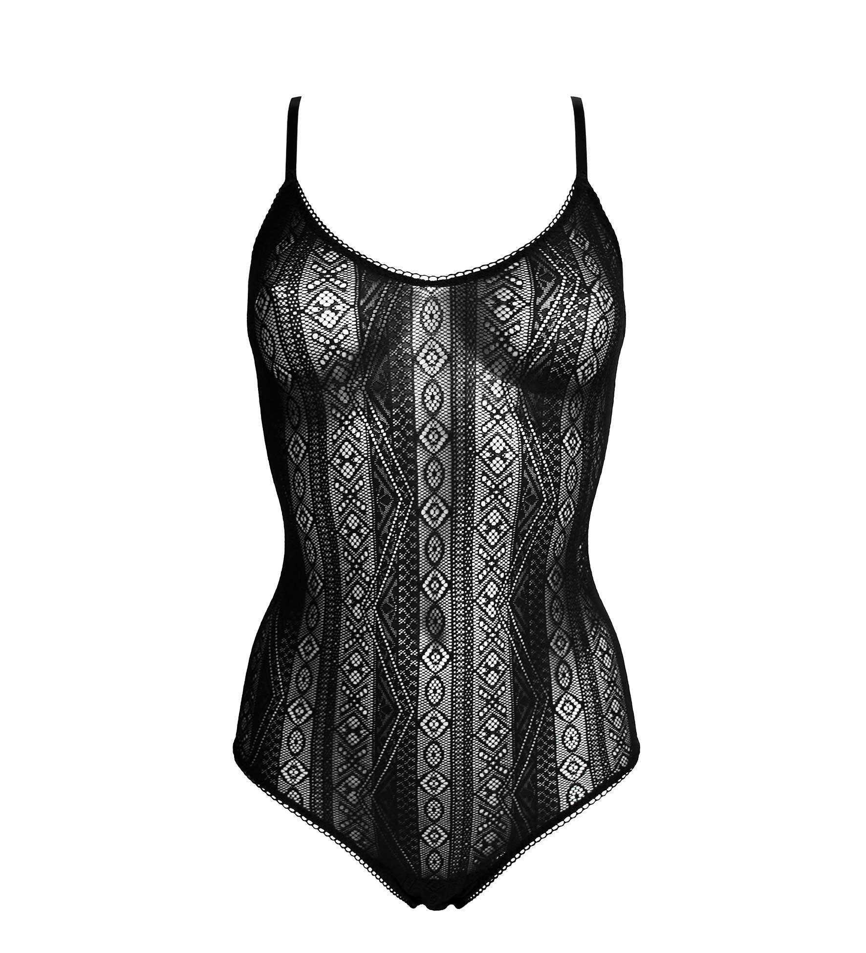Darling Black Lace Bodysuit