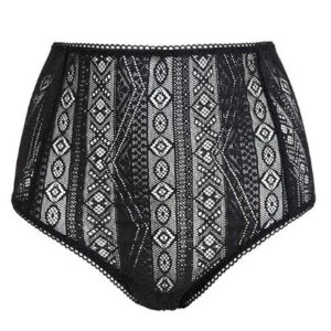 Darling Black High Briefs