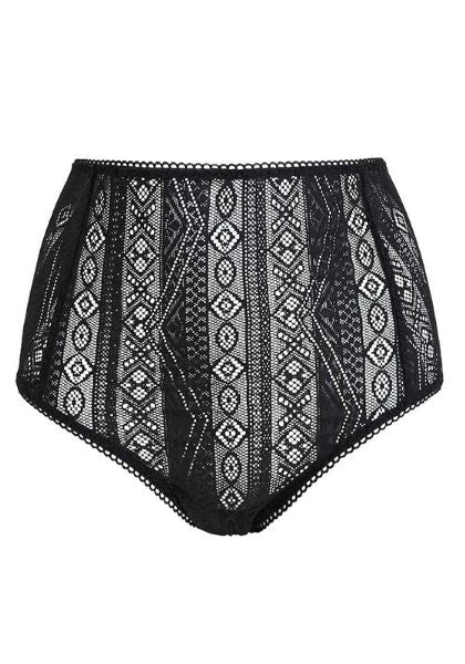 Darling Black High Briefs