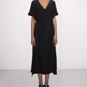 Day Midi Silkki Mekko Musta