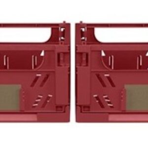 Day pinottava kori 17x12,5x7 cm punainen 2 kpl setti