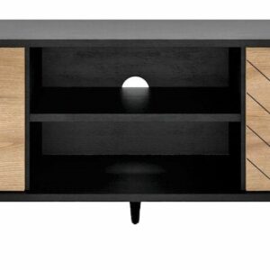 Dumont tv-taso 154x39x50 cm cm tammi/musta