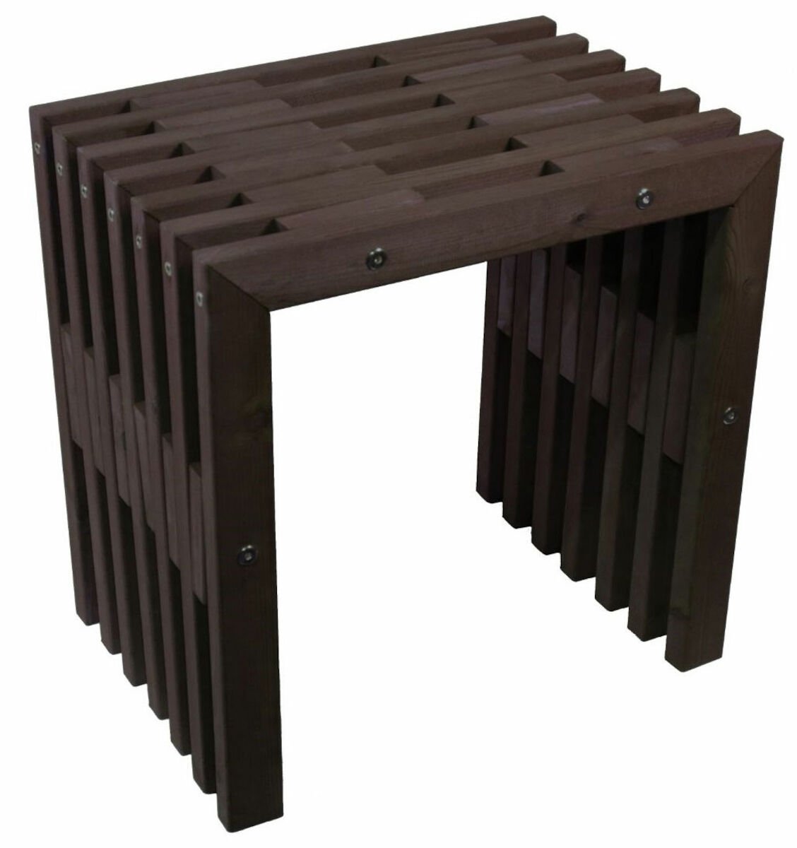 EcoFurn D-penkki 45 musta mänty öljytty