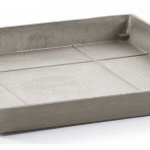 Ecopots Rotterdam aluslautanen 40 cm taupe