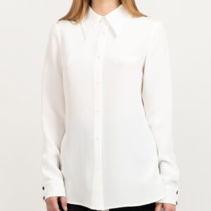Essential Silk Shirt Off White