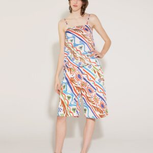 Fleurette Shorts Folkdoodle White
