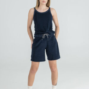Charlotta Puuvilla Shortsit Navy