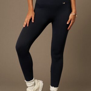 Flow Naisten Leggingsit Navy Sininen