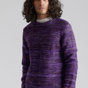 Glitch Merino Wool Jumper Lavender