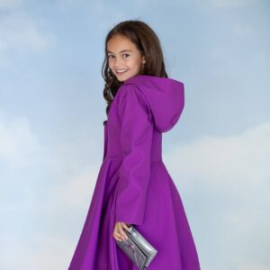Fuchsia Coat for Girls Daring Fuchsia