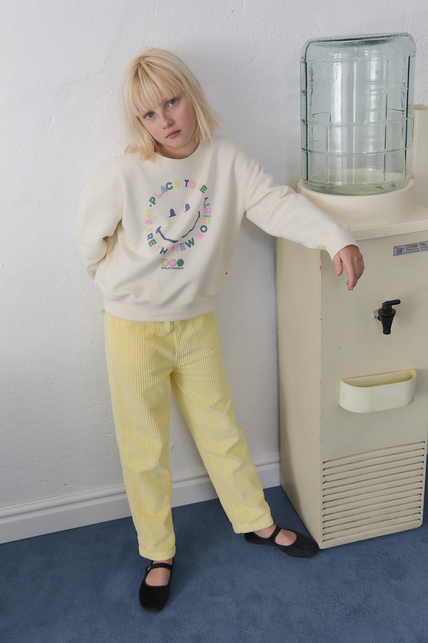 Happy Place Kids' Sweater SmileyWorld® White