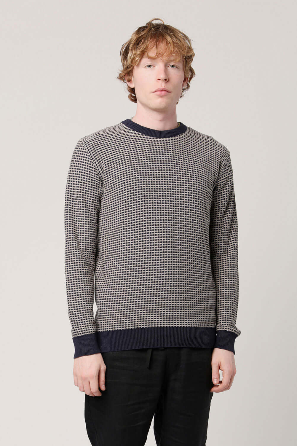 Hasan Organic Cotton Jumper Navy