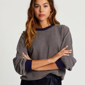 Hope Organic Cotton Jumper Navy