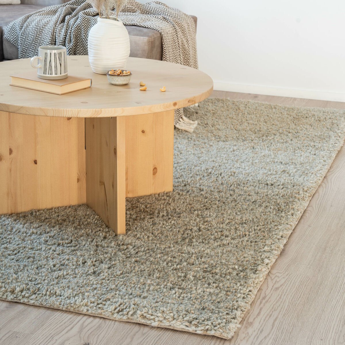 Hali villamatto 160x230 cm, lvalk/beige