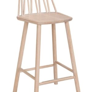 Hans K ZigZag baarituoli 63cm saarni valkolakattu