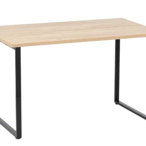 Haworth ruokapöytä 130x80 cm tammi/musta