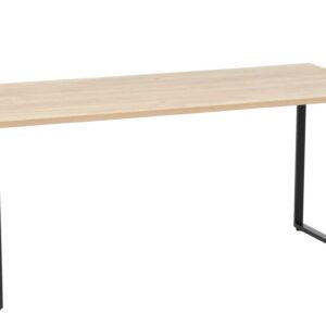 Haworth ruokapöytä 180x80 cm tammi/musta