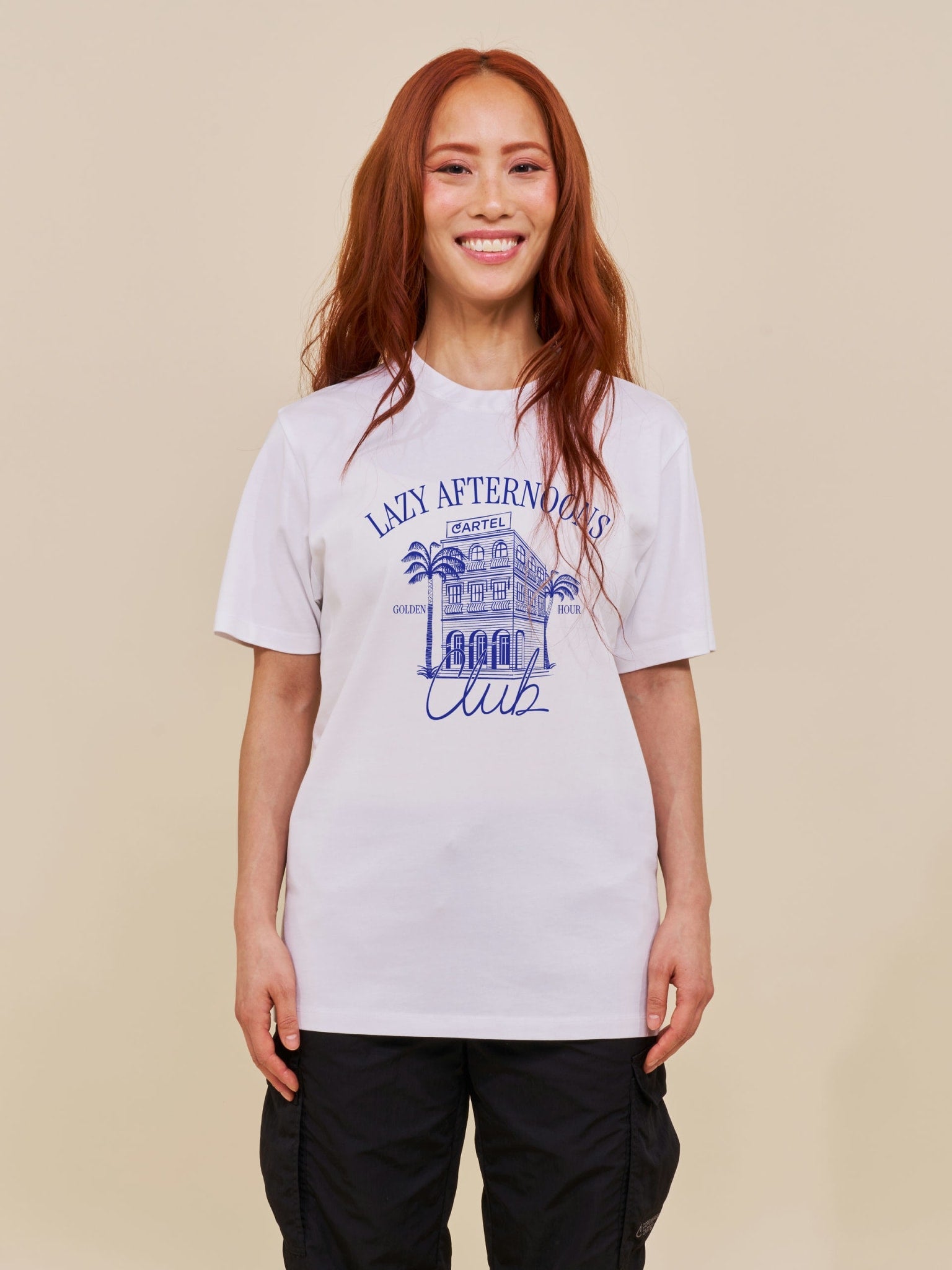 Cartel Hotel T-Shirt Shell White