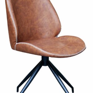 House Nordic Monte Carlo kääntyvä tuoli PU vintage ruskea