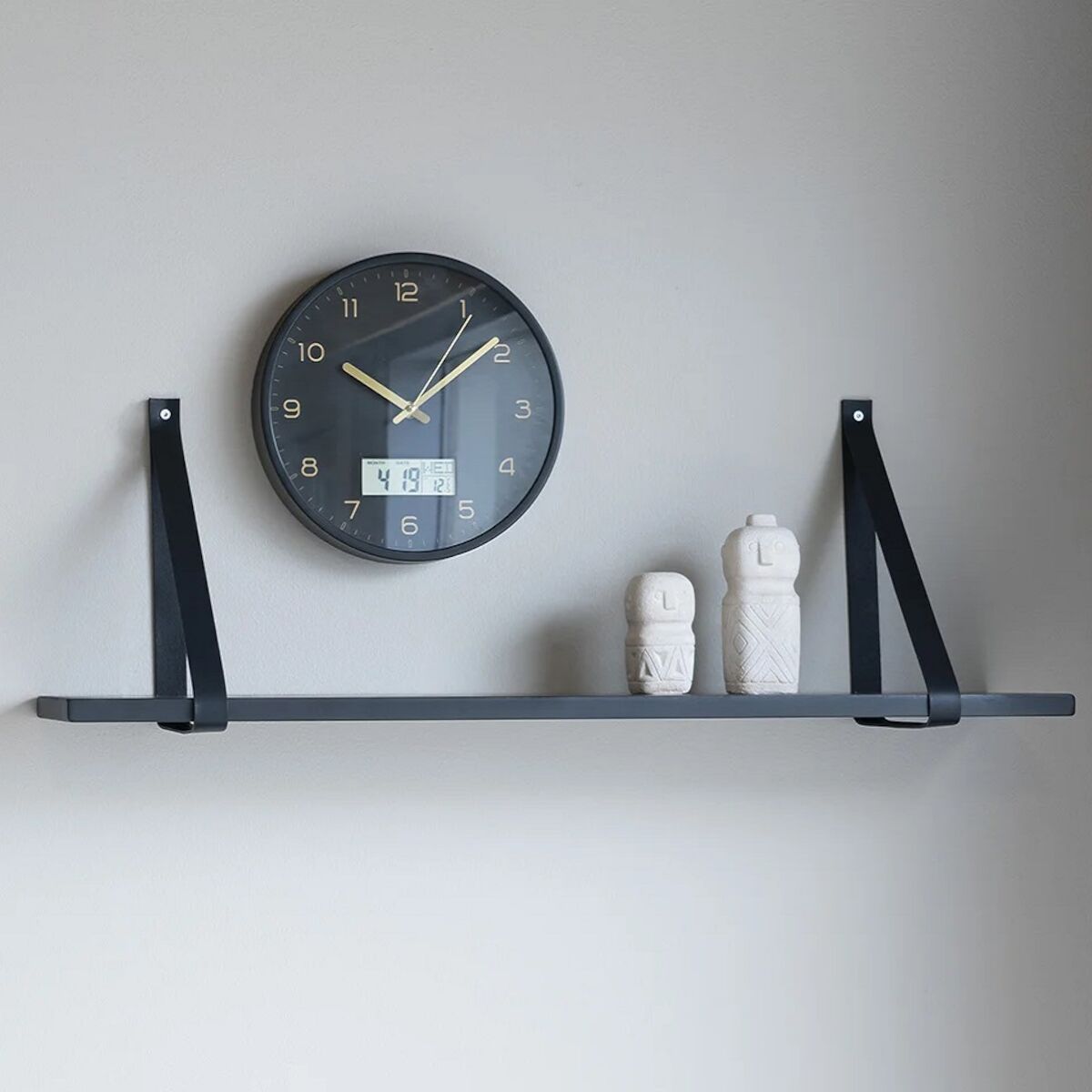 House Nordic Amiens seinäkello Ø25 cm musta