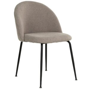 House Nordic Geneve tuoli beige HN1231, mustat jalat