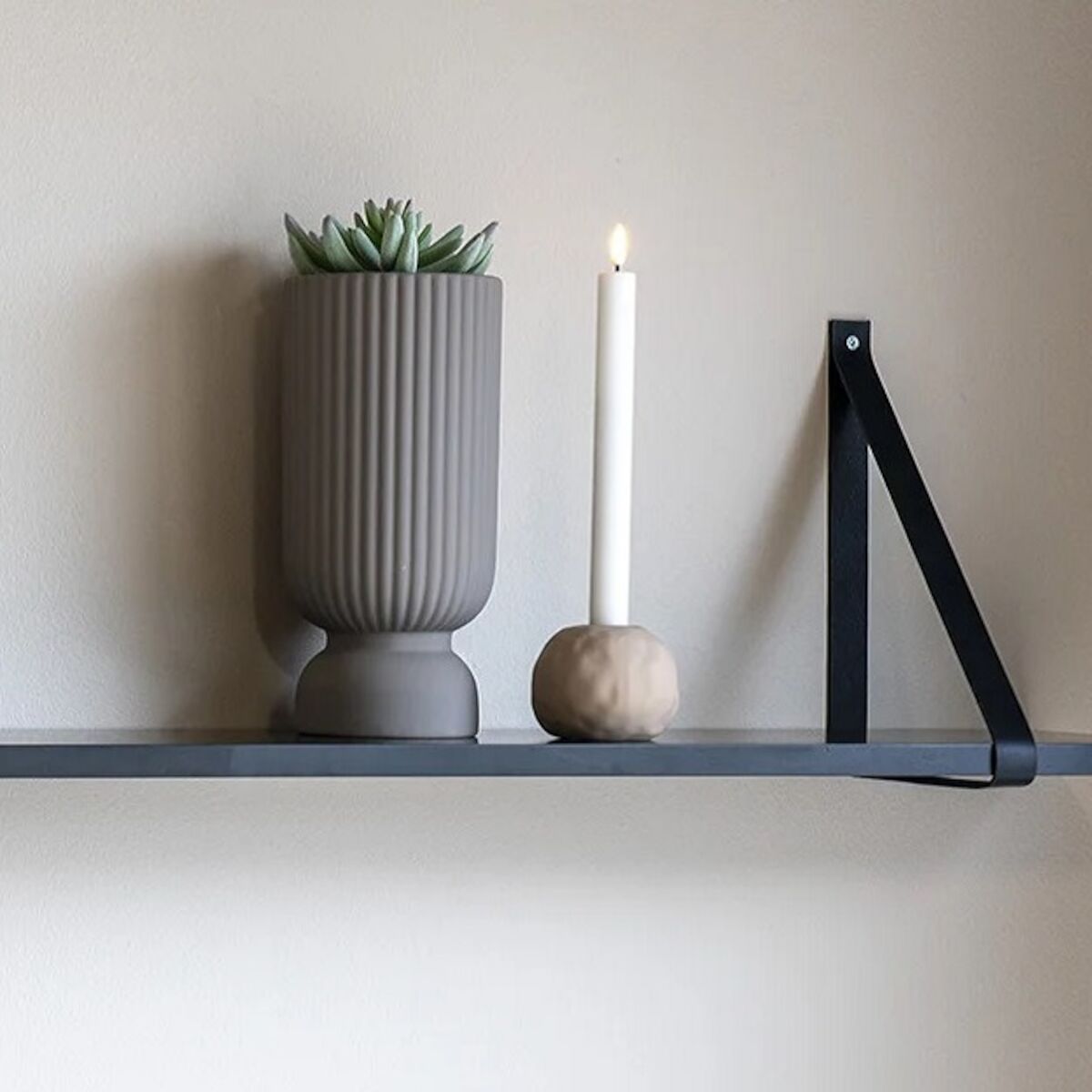 House Nordic keraaminen maljakko Ø12 cm harmaa