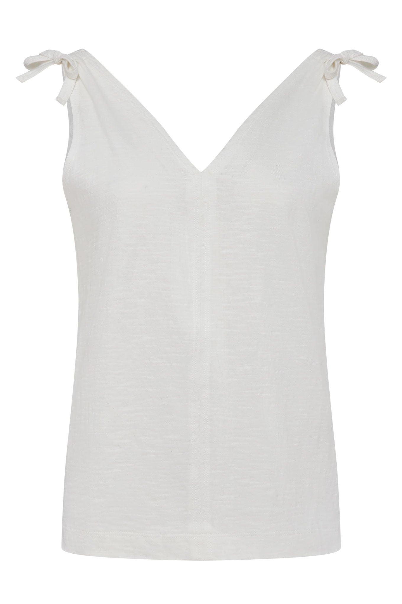 Celia Sleeveless Top Off White