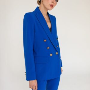 Double-Breasted Blazer Sapphire