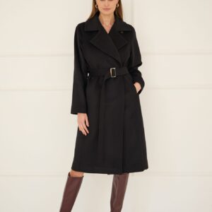 Classic Cashmere Coat Black