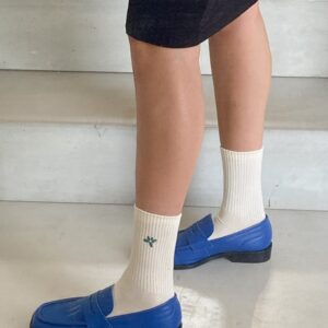 Flower Socks Green