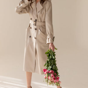 Enteliér Silkki Trenssitakki Beige