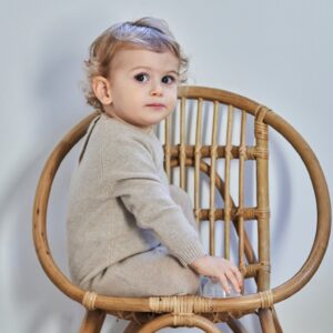 Baby Cashmere Jumpsuit Beige