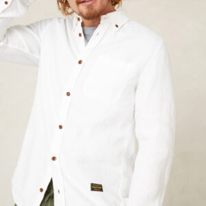 Enda Linen Shirt Optical White