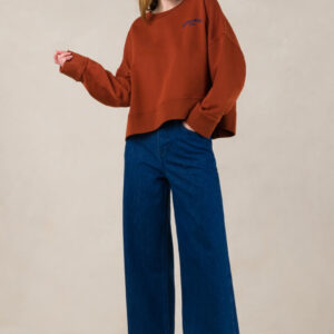 Elisabeth Cropped Jeans Stanley Space Sininen Rinse