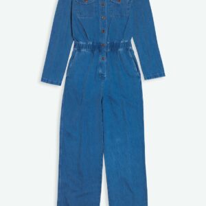 Ankan Denim Jumpsuit Mid Used Blue