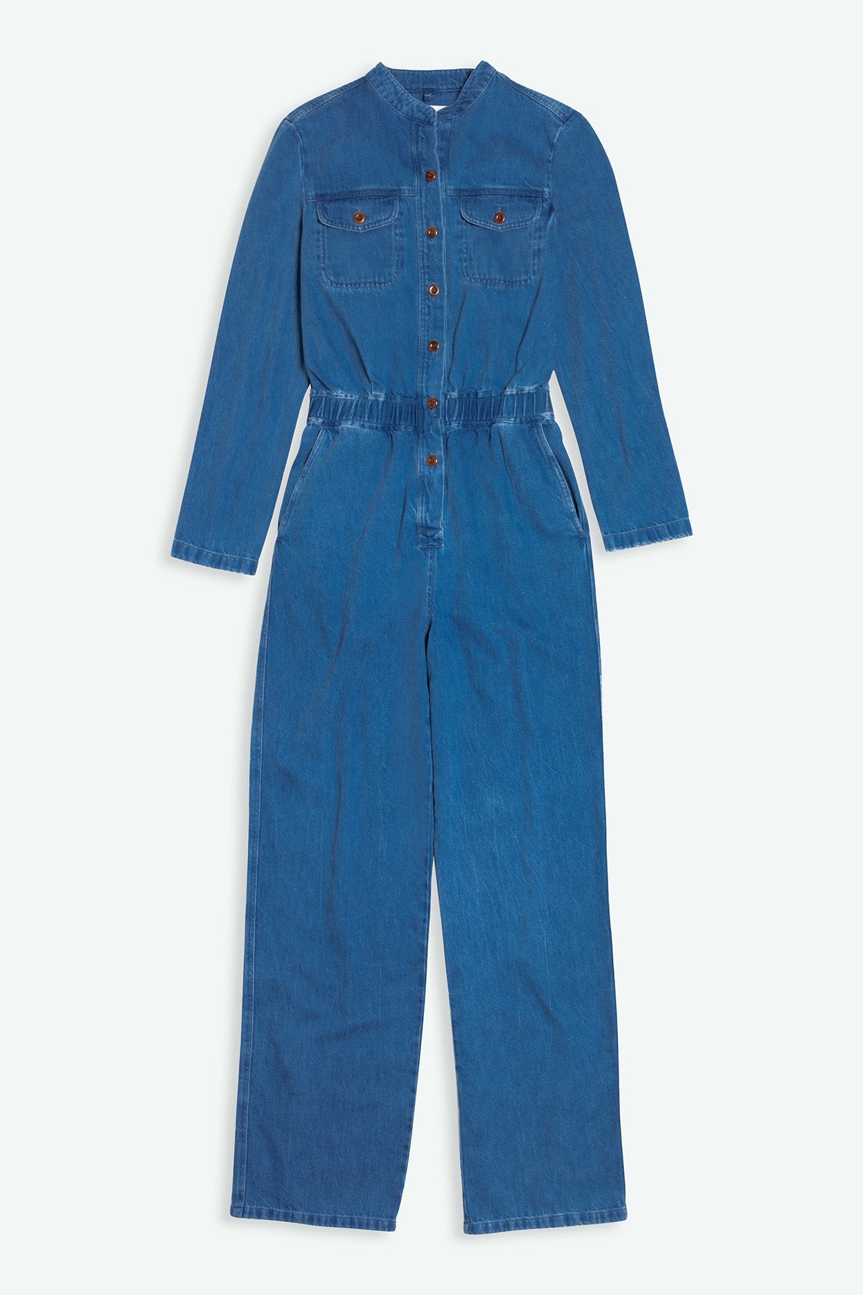 Ankan Denim Jumpsuit Mid Used Blue